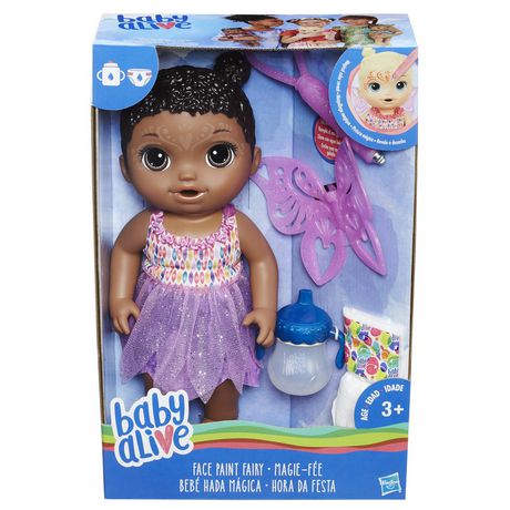 Baby Alive Face Paint Fairy Doll - Black Hair | Walmart Canada