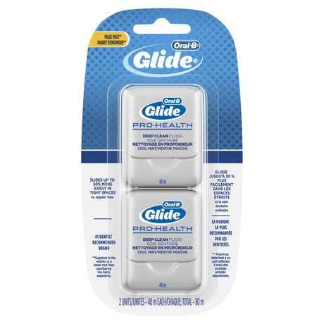 Oral-B Glide Pro-Health Deep Clean Cool Mint Floss | Walmart Canada