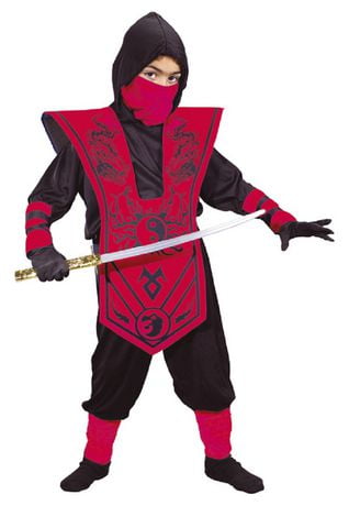 Boys Red Ninja Lord Costume | Walmart Canada