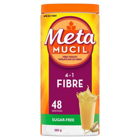 Metamucil 3 in 1 MultiHealth Fibre! Fiber Supplement Powder, Original, 283 g