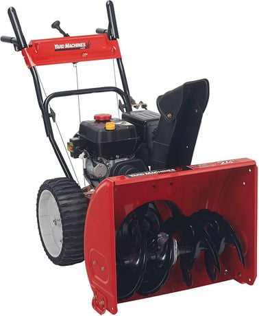 Yard Machines 24-inch 208cc Two Stage Snow Blower with Electric Start ...