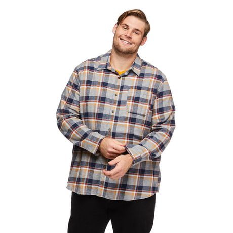 George Big Men S Flannel Shirt Walmart Canada   6000205309746 