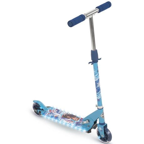 Huffy Electro-Light Inline Scooter featuring Disney Frozen, Blue, 5 years and older
