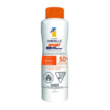 Garnier Ombrelle Sport Continous Spray Spf 60, 140 mL, 140 mL | SPF 60