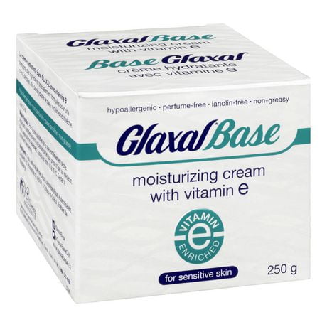 Crème hydratante Glaxal Base pour la peau sensible avec Crème hydratante Glaxal Base pour la peau sensible avec
