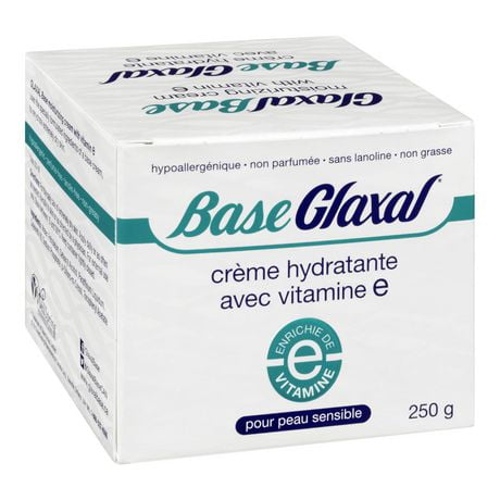 Crème hydratante Glaxal Base pour la peau sensible avec Crème hydratante Glaxal Base pour la peau sensible avec