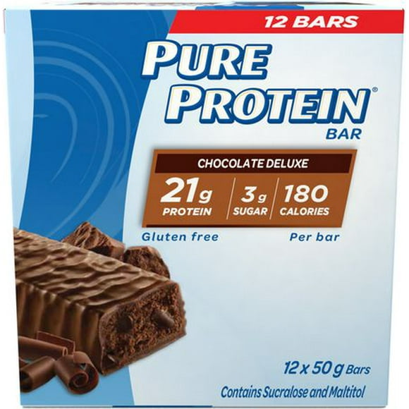 Pure Protein Chocolate Deluxe Value Pack, 12 x 50 g
