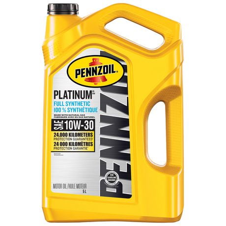 Pennzoil Platinum Synthetique 10W30 Huile Moteur 5L Pennzoil Synthetique 10W30 5L