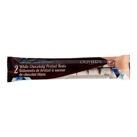 Olivier’s White Chocolaty Pretzel Rods, 40 g