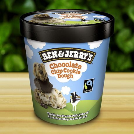 Ben & Jerry's® Chocolate Chip Cookie Dough Vanilla Ice Cream, 500 mL ...