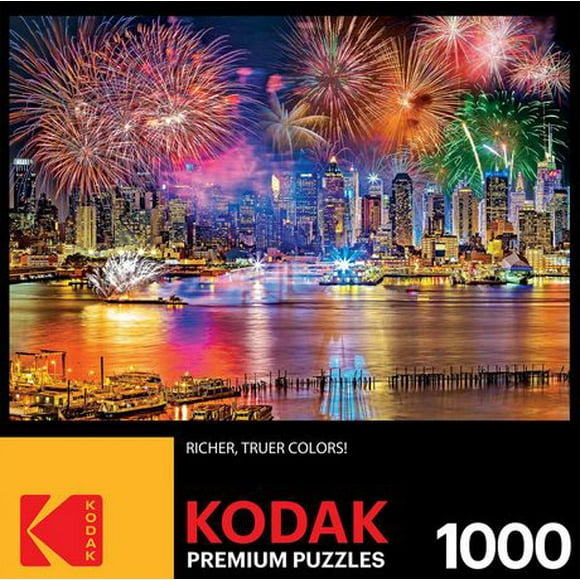 Kodak 1000pc Puzzle - Feux d'artifice sur la rivière Hudson (Anglais seulement)