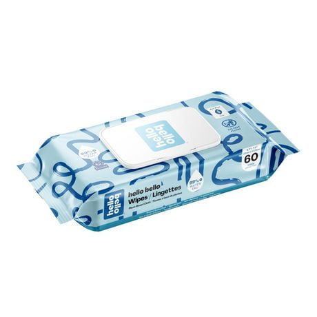 Hello Bello™ Baby Wipes 60 ct, Help Gently Clean Baby's Delicate Skin!