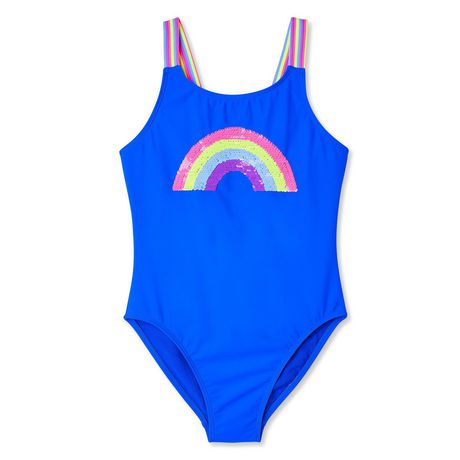 George Girls' 1-Piece Rainbow Swimsuit | Walmart Canada