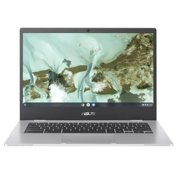 ASUS Chromebook CX1400, 14” HD NanoEdge Display, Intel Celeron N3350 Processor, Chrome OS, Aluminum, Transparent Silver. (CX1400CNA-WS01-CB)