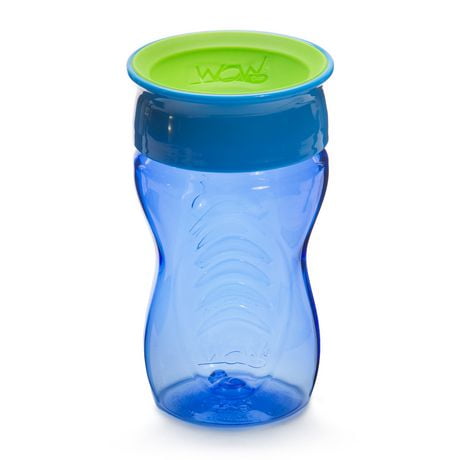 Gobelet Wow Cup® 360° pour enfant en TRITAN® sans déversements - 10 oz - Bleu