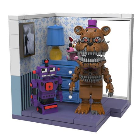 McFarlane Five Nights at Freddy's Porte et Commode à Droite avec Nightmare Fredbear Ensemble Petit