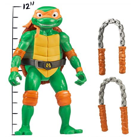Teenage Mutant Ninja Turtles: Mutant Mayhem 12” Giant Michelangelo Figure by Playmates Toys