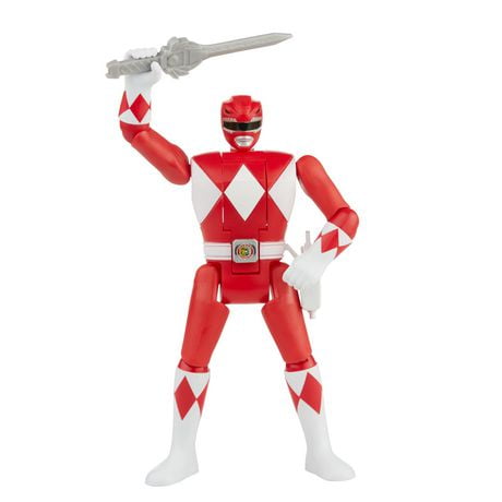 Power Rangers Retro-Morphin Red Ranger Jason Fliphead Action Figure ...