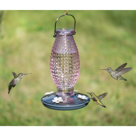 Perky Pet Cranberry Hobnail Vintage Hummingbird Feeder Walmart