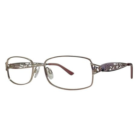 Monture de lunettes SL 907 de Sophia Loren en rose tendre pour femmes