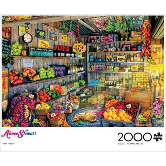 Buffalo Games - Le puzzle Aimee Stewart series - Farm Fresh - en 2000 pièces