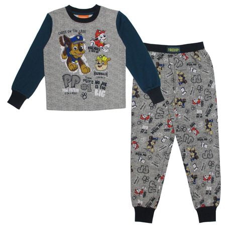 Size 3T Paw Patrol Top Pups 4-Piece Pajama Set