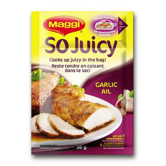 Maggi So Juicy Garlic, 36 grams