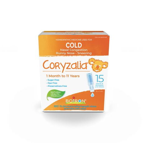 Coryzalia, Homeopathic Medicine Used for Colds, 15 doses