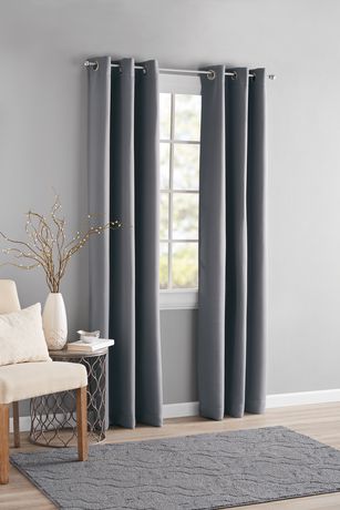 Mainstays Blackout Energy Efficient, Curtains 120 Inches Long Canada