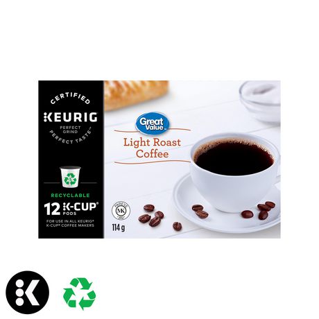 Great Value Light Roast K-Cup Coffee | Walmart Canada