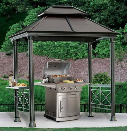 sunjoy laurentin hard top grill gazebo walmart ca sunjoy laurentin hard top grill gazebo walmart ca