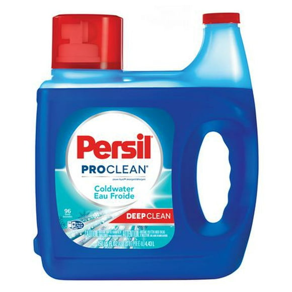 Persil ProClean Power-Liquid Cold Water Laundry Detergent, 4.43 Liters, 96 loads, 4.43L/96 loads