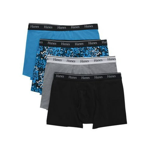 Hanes Originals Men's Trunks, Pack of 4, Stretch, Modern Fit, Cool & Breathable, A stylish collection of cool, modern essentials designed for comfort, made for every body