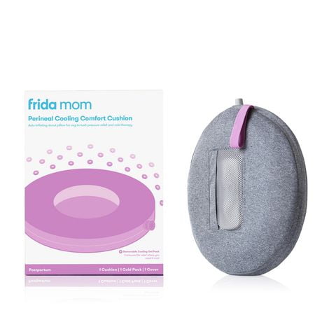 Frida Mom - Fridababy Perineal Cooling Comfort Cushion - Donut Pillow - Postpartum Recovery - Newborn Baby Hospital Bag Essential