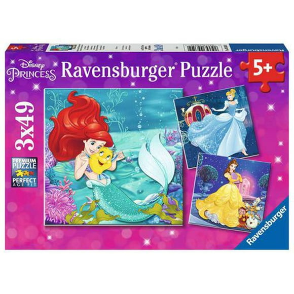 Ravensburger - Disney Princess Adventure 3x49pc Puzzle