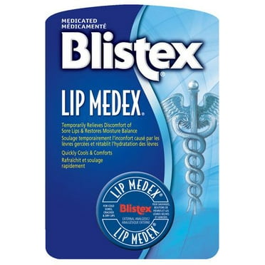 Protectrice des lèvres analgésique Lip MedexMD de BlistexMD 1 protectrice des lèvres 7g
