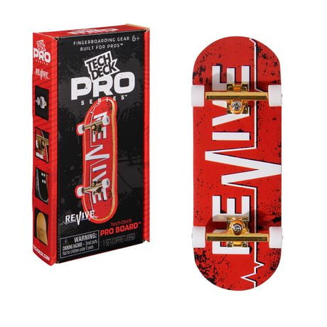 Tech Deck, Revive Pro Series Finger Board with Storage Display, Built for Pros; Authentic Mini Skateboards, Kids Toys for Ages 6 and up