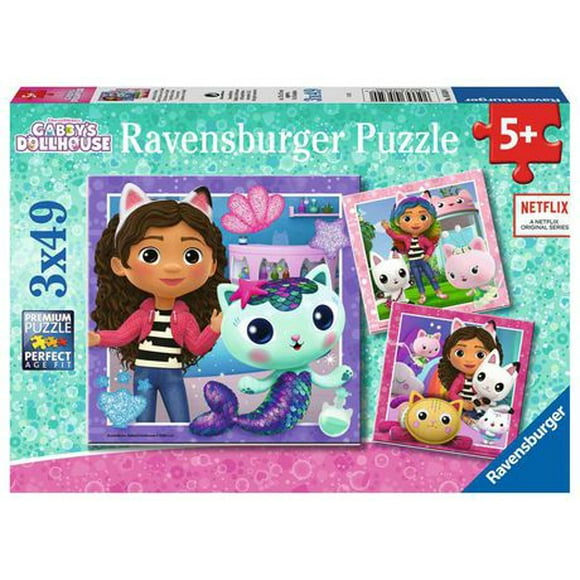 Ravensburger - Puzzle Gabby's Dollhouse 3x49pc