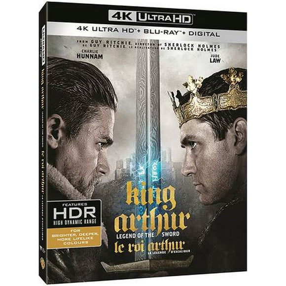 Le Roi Arthur: La Légende D'Excalibur (4K Ultra HD + Blu-ray + HD Numérique) (Bilingue)