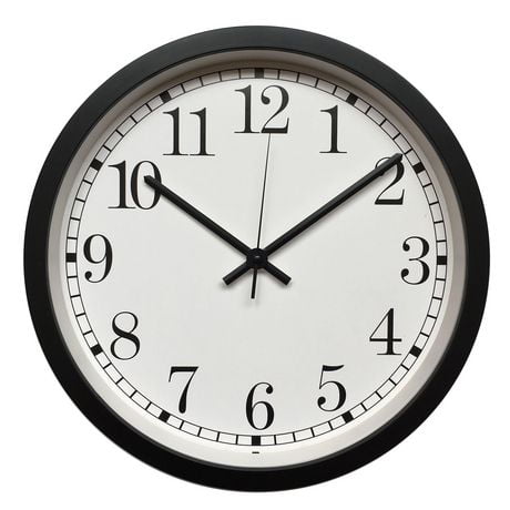 hometrends 14'' Wall Clock, 14'' diameter