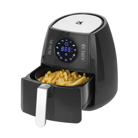 Kalorik Digital Air Fryer with Dual Layer Black | Walmart