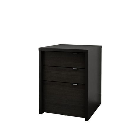 Nexera Sereni-T 3-Drawer Filing Cabinet, Black And Ebony | Walmart Canada