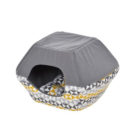 Vibrant Life 2-in-1 Pet Condo Bed, 12x18 Inch Convertible Cat Bed