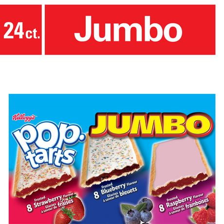 Kellogg's Pop-Tarts Jumbo Variety Pack, 24 count, 1.2kg | Walmart Canada