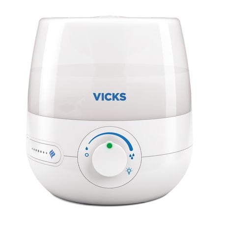 Vicks VUL530C NaturalCare™ 3-in-1 Ultrasonic Cool Mist Filter Free Humidifier + Diffuser+ Nightlight, 7 Nightlight Colours