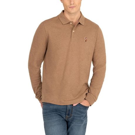 U.S. Polo Assn Men's Long Sleeve Polo, Polo Shirt