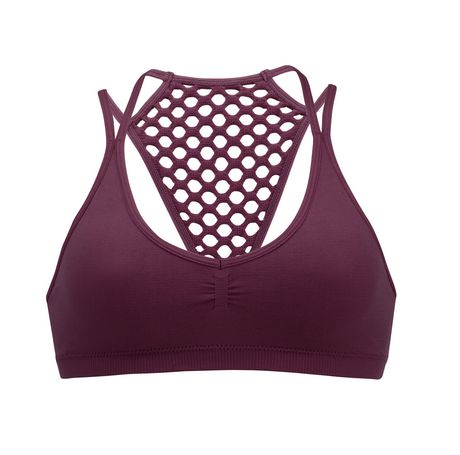 GR17407502 George Women's Fancy Back Seamless Sports Bralette | Walmart ...