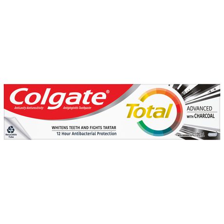 colgate total whitening charcoal