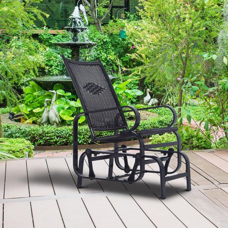 Outsunny Patio Rocking Chair Walmart Canada   46655320926 