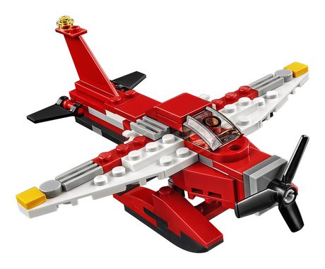 lego helicoptere rouge